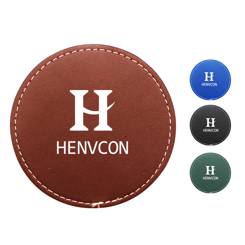 Round PU Coaster