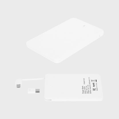 Slim 2,500mAh 3-in-1 Power Bank