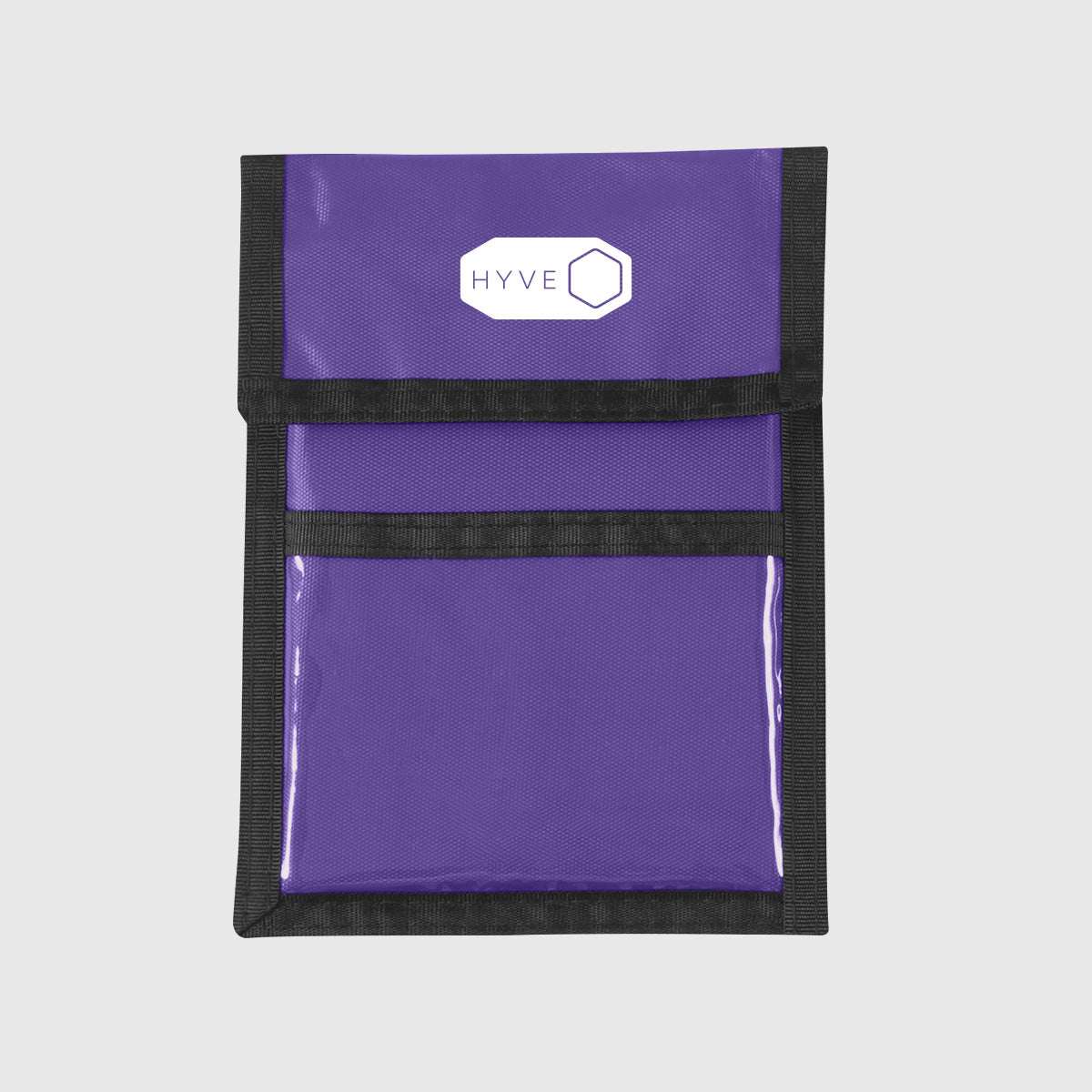 Branded nylon neck wallet and badge holder for conferences SG