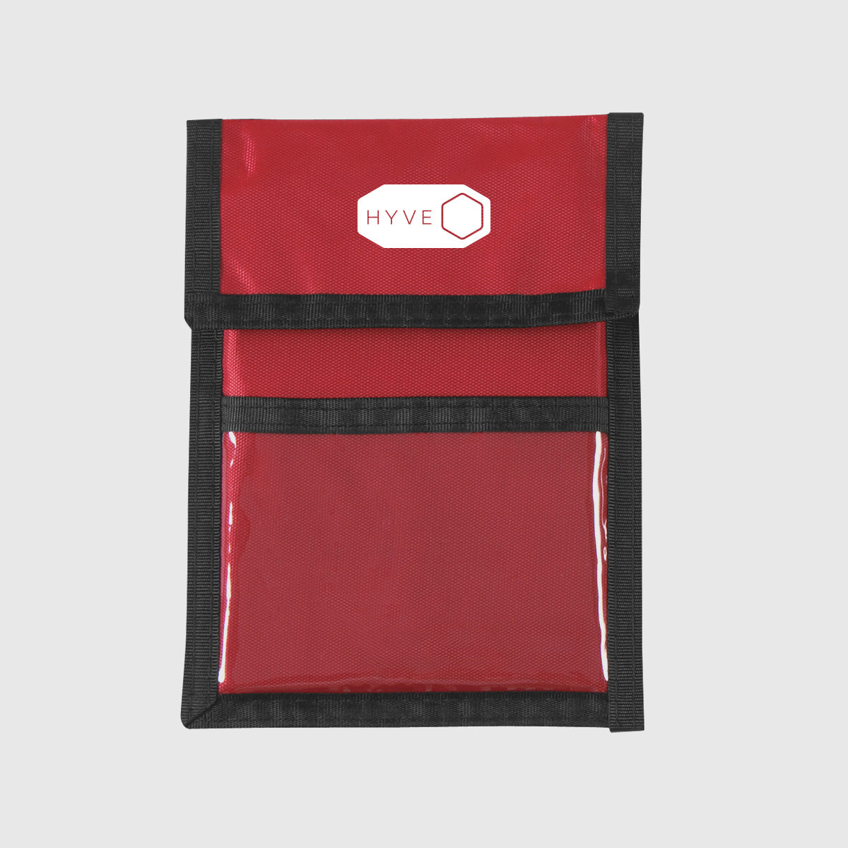 Branded nylon neck wallet and badge holder for conferences SG