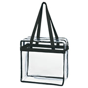 33603 - Clear EVA Tote Bag With Zipper