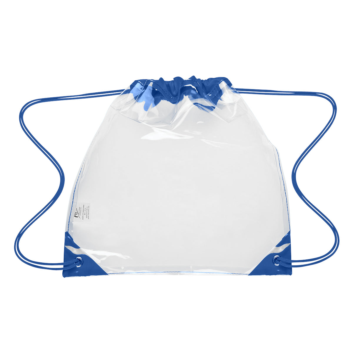 33606 - Touchdown Clear EVA Drawstring Backpack
