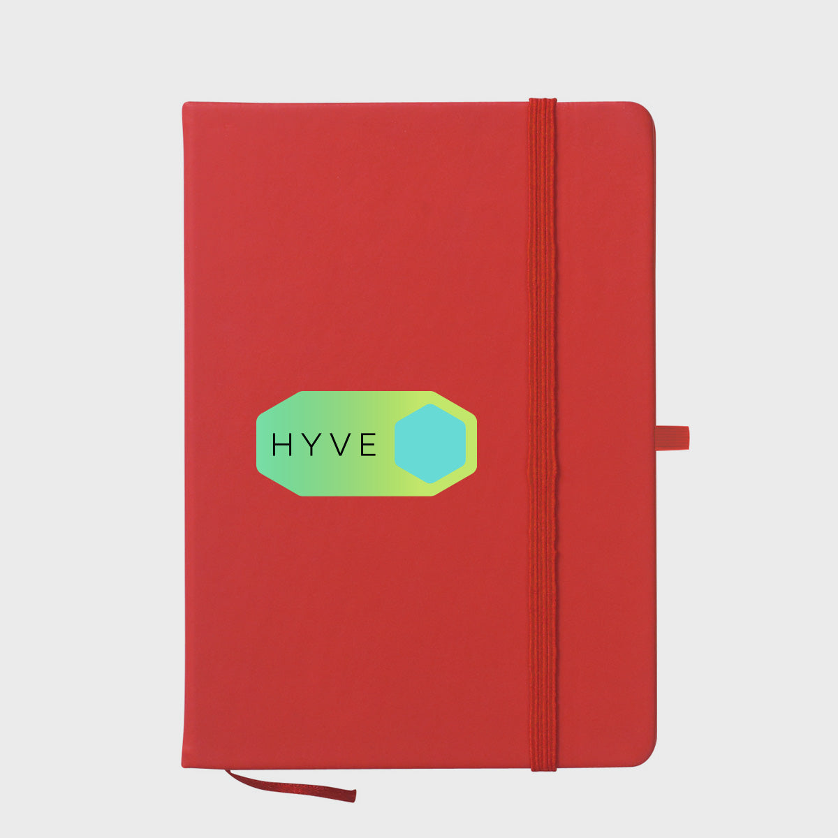 Custom branded rPET journal notebook made from recycled plastic bottles