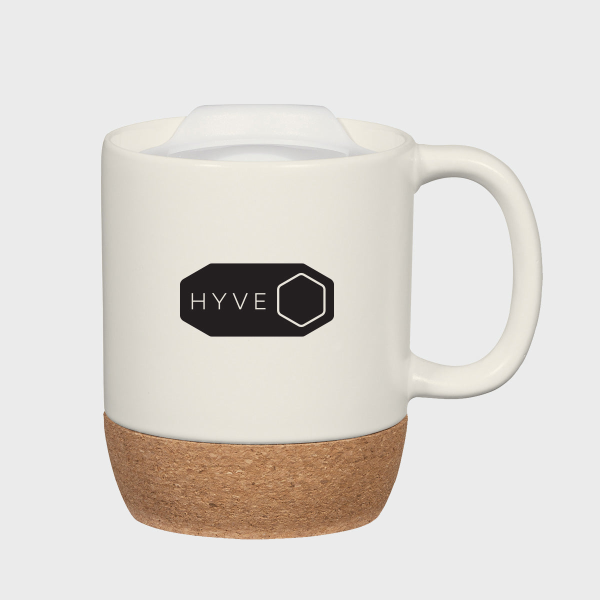 #7146 14 Oz. Cork Base Ceramic Mug