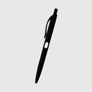 Comfortable rubberized sleek write pen with custom branding HK