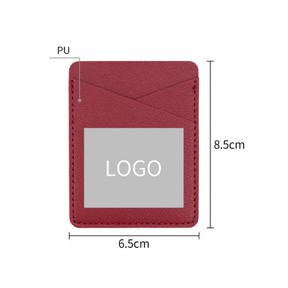 Dual-Slot Adhesive Phone Card Holder