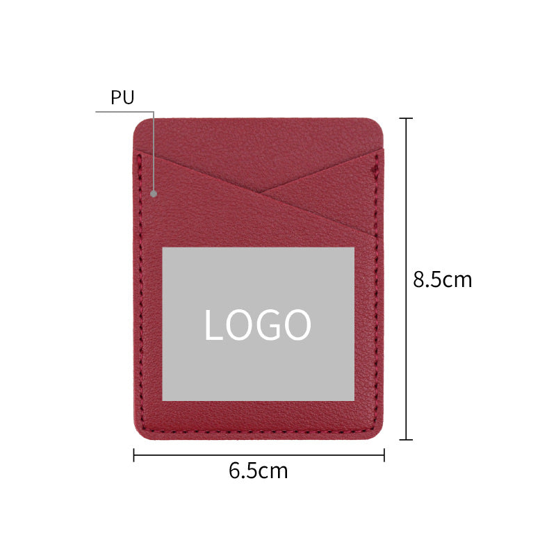 Dual-Slot Adhesive Phone Card Holder