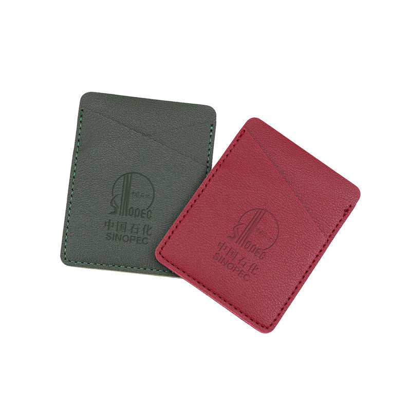 Dual-Slot Adhesive Phone Card Holder