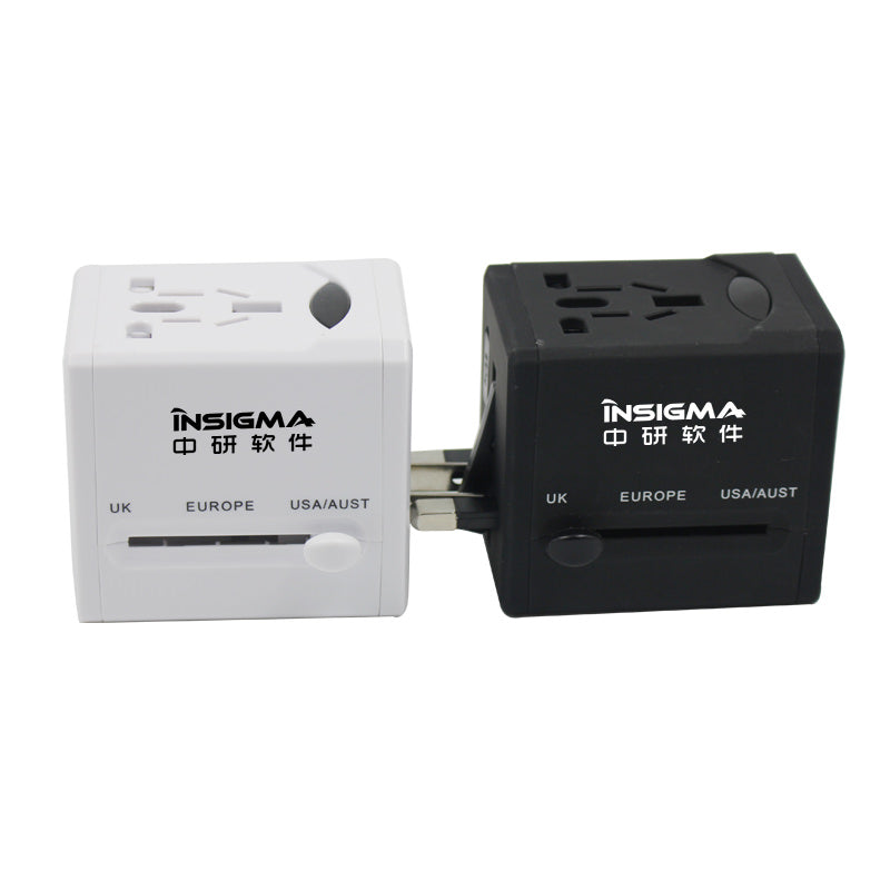 Universal Travel Adapter with Dual USB