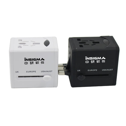 Universal Travel Adapter with Dual USB