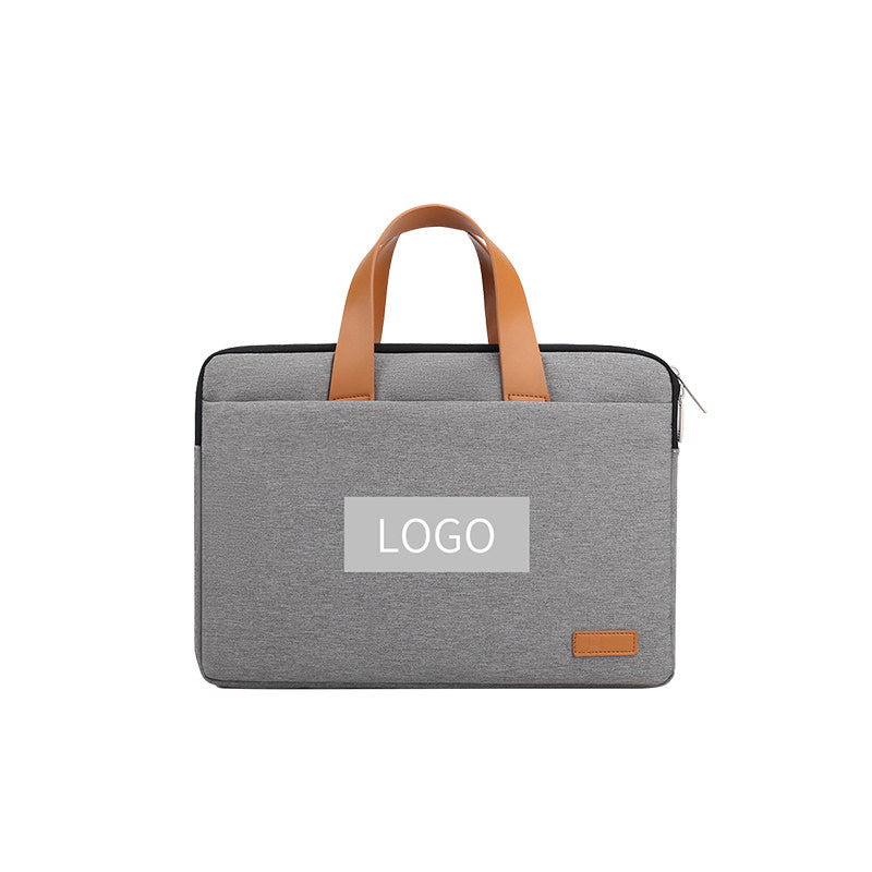 Two-Tone Business Laptop Bag with Handles