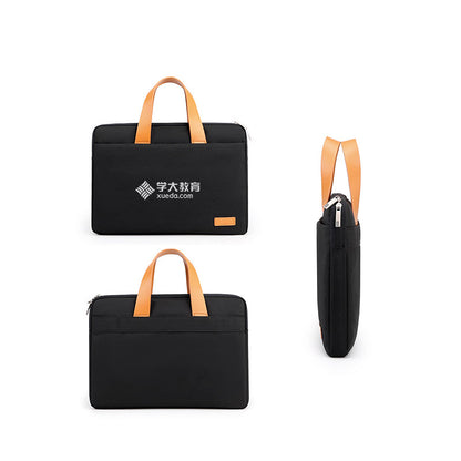 Two-Tone Business Laptop Bag with Handles