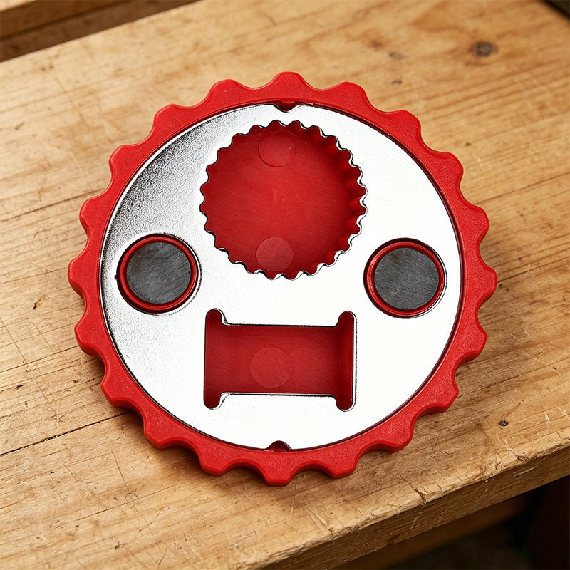 Large Bottle-Cap Fridge Magnet Bottle Opener
