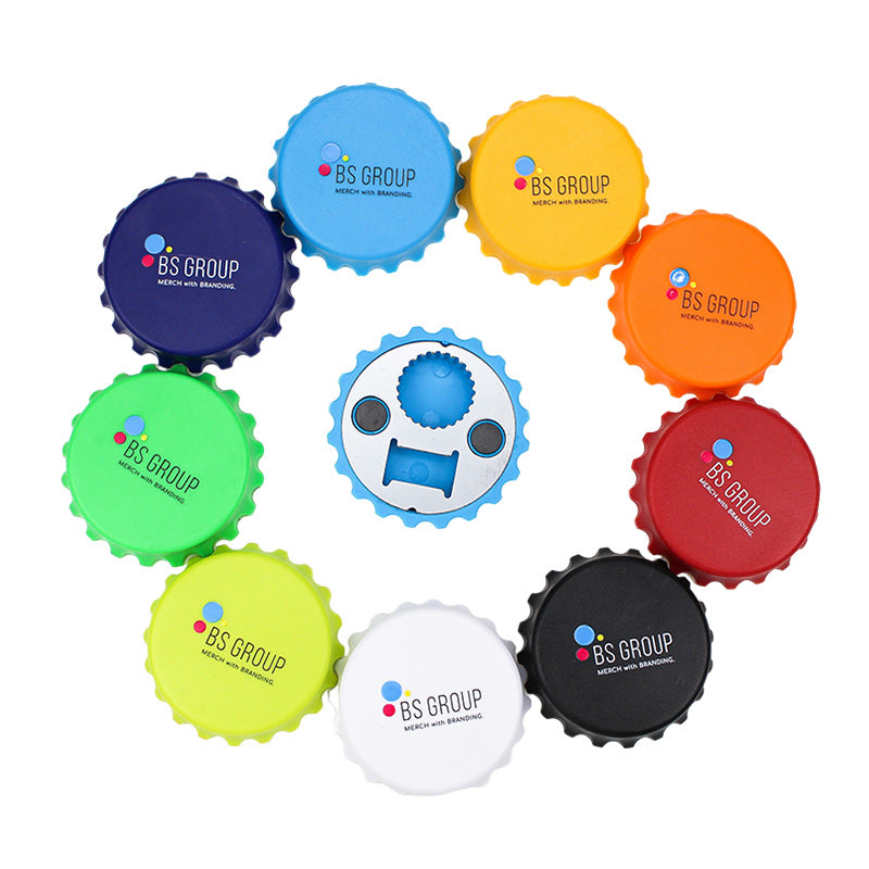 Large Bottle-Cap Fridge Magnet Bottle Opener