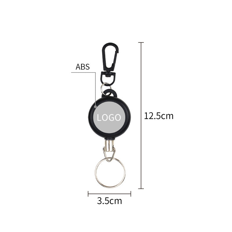 Retractable Badge Reel (Steel Wire Cord)