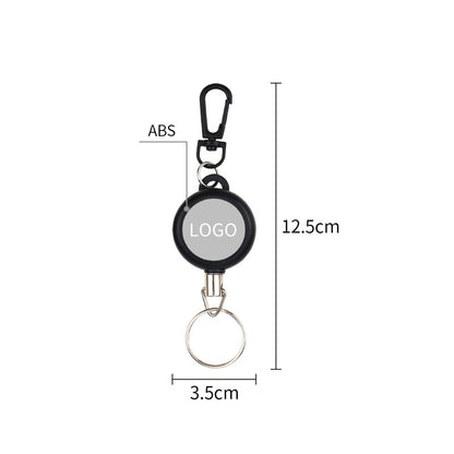 Retractable Badge Reel (Steel Wire Cord)
