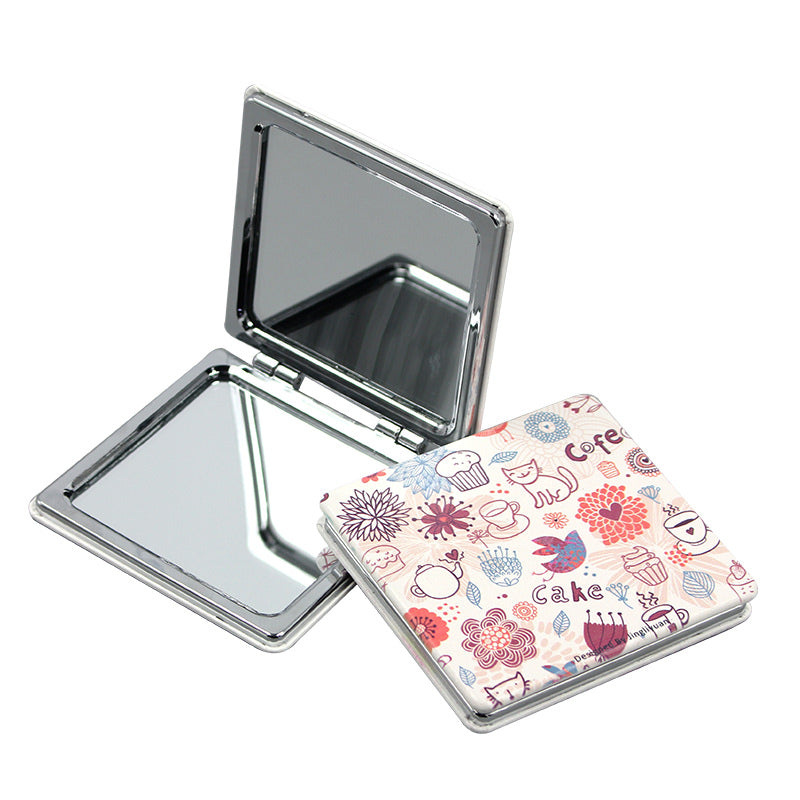 Square HD Pocket Folding Makeup Mirror