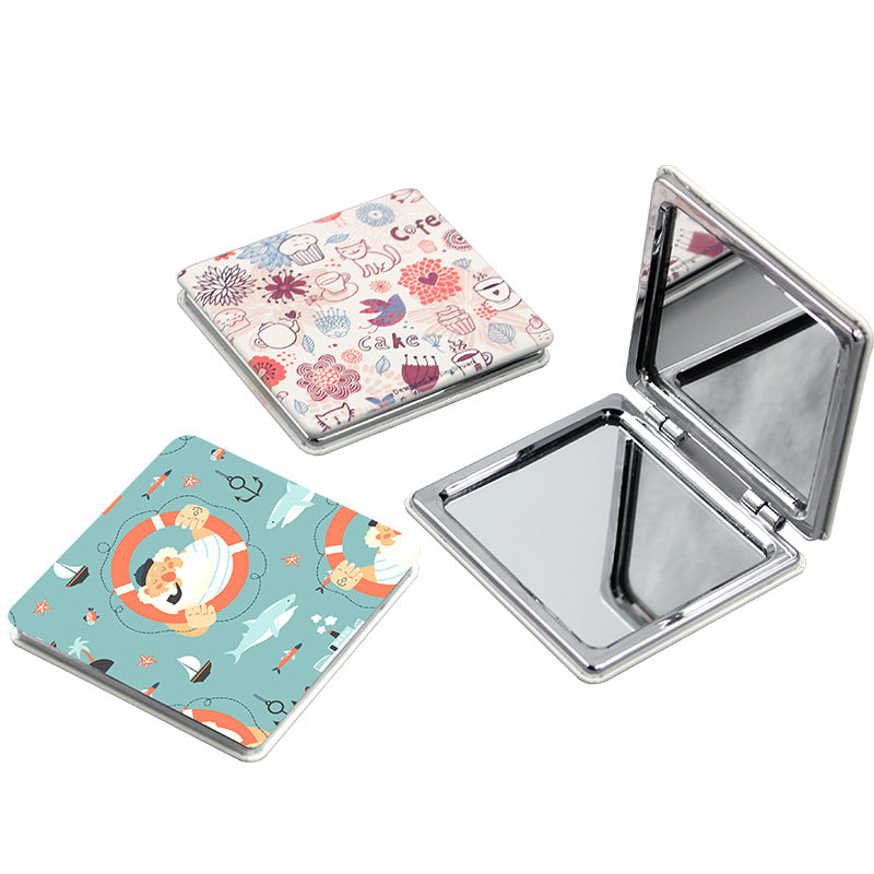Square HD Pocket Folding Makeup Mirror
