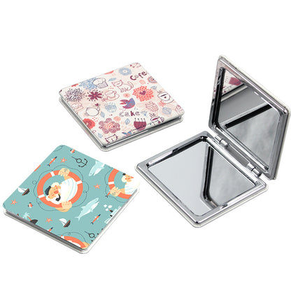 Square HD Pocket Folding Makeup Mirror