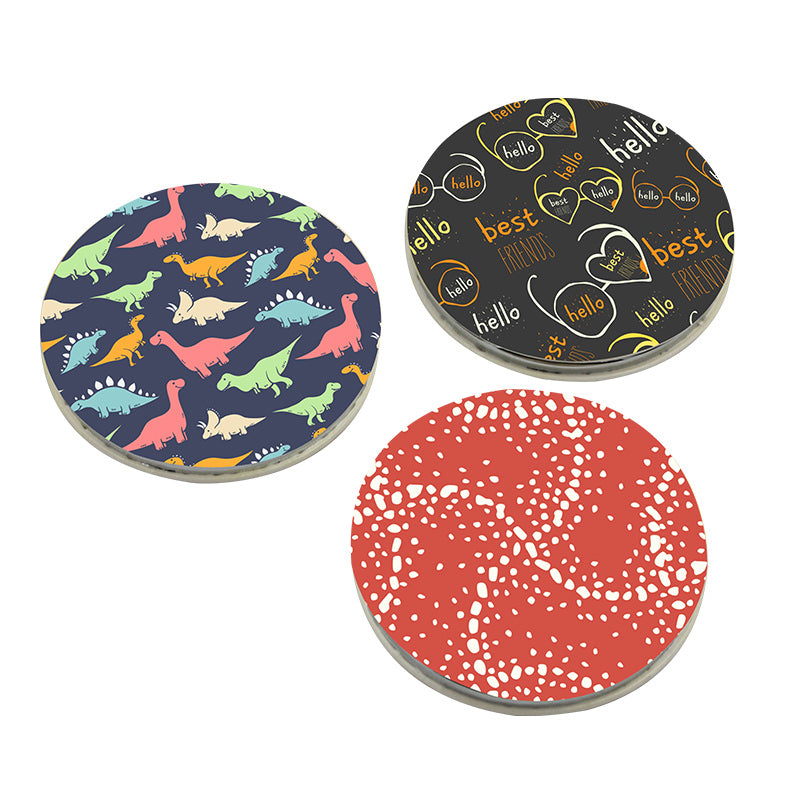 Round Double-Sided HD Folding Mirror