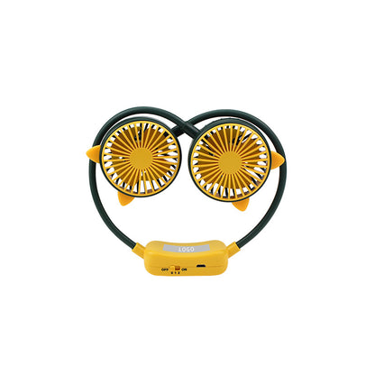 Cat Neck-Hanging Foldable USB Mini Fan